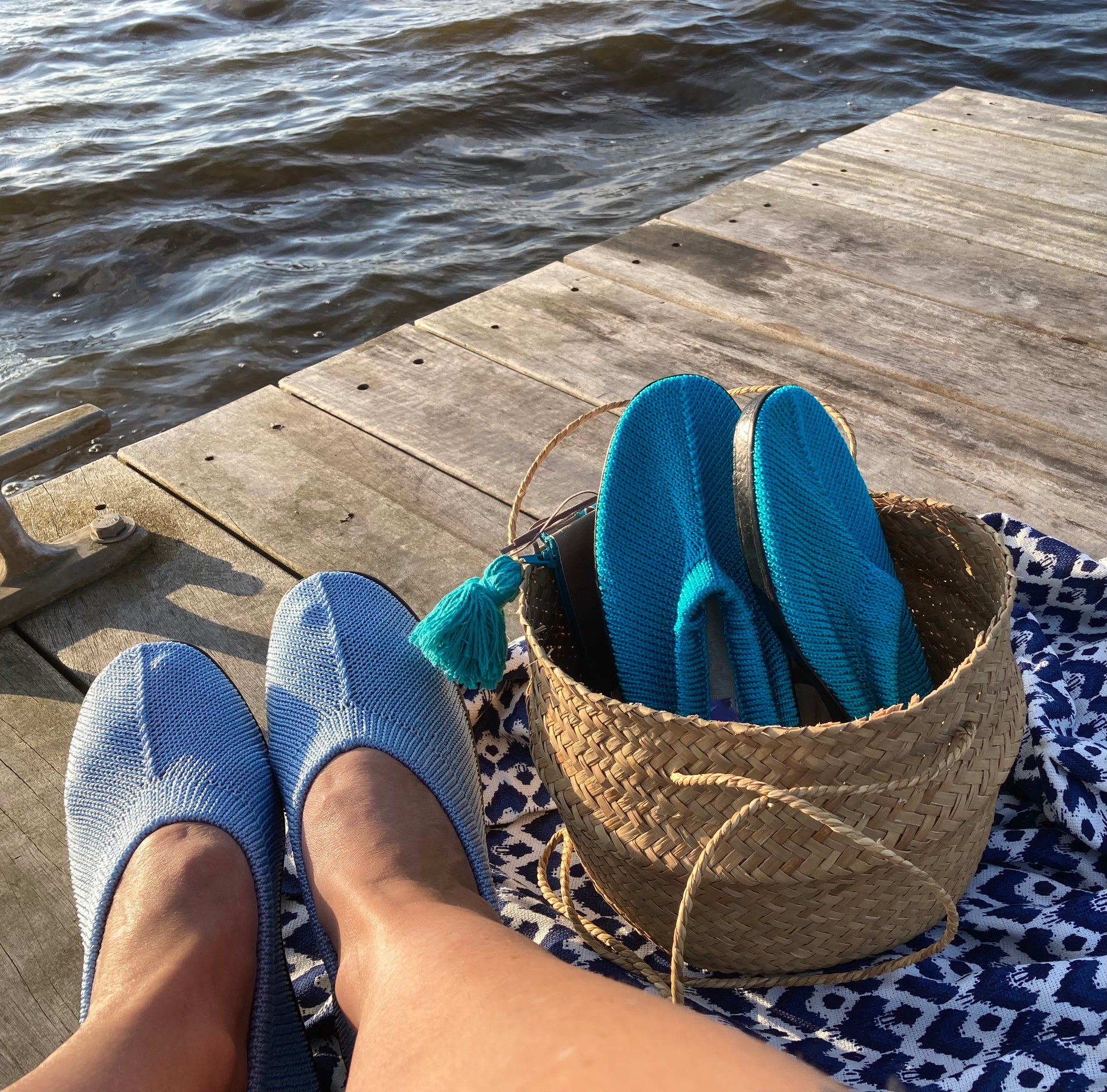 Portugese Schoen | Blauw Celeste - Lichtblauw