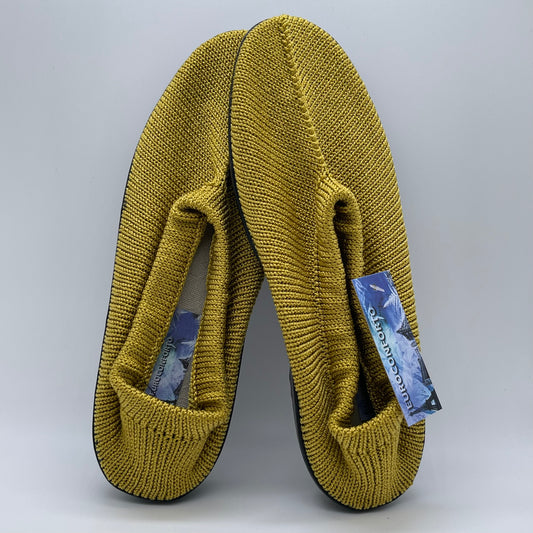 Euroconforto Portugese schoen olive gold – zijaanzicht