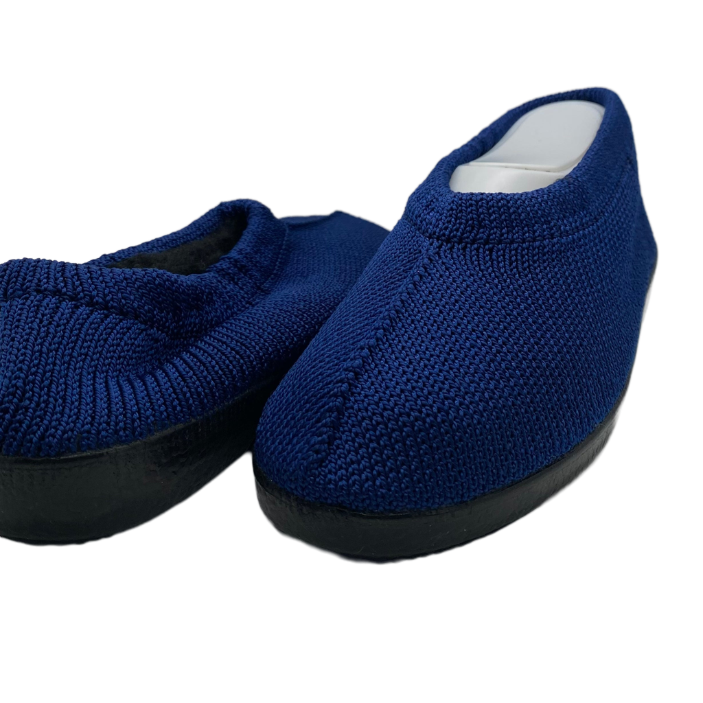 Euroconforto gevoerde Portugese schoen blauw kobalt – onderzool