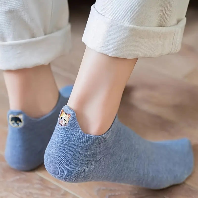 Euroconforto Kattensokken – gedragen in schoen