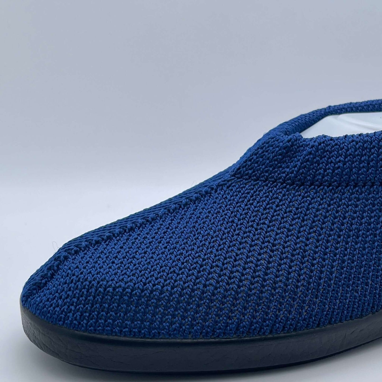 Euroconforto Portugese schoen blauw kobalt – detail bovenzijde