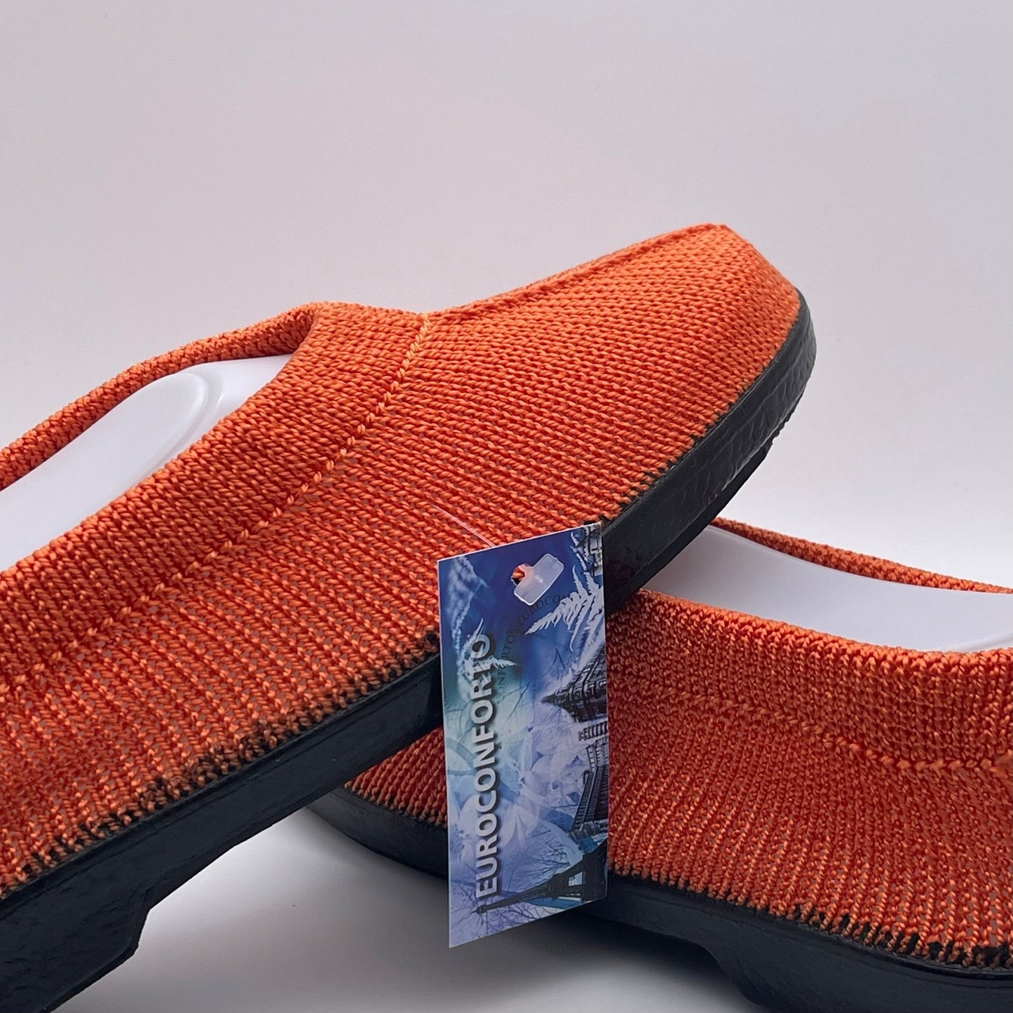 Euroconforto Portugese schoen oranje – gedragen buitenshuis